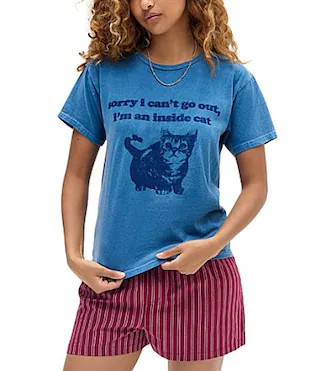 BDG Urban Outfitters Inside Cat Relaxed T-Shirt - M/L | Dillard's