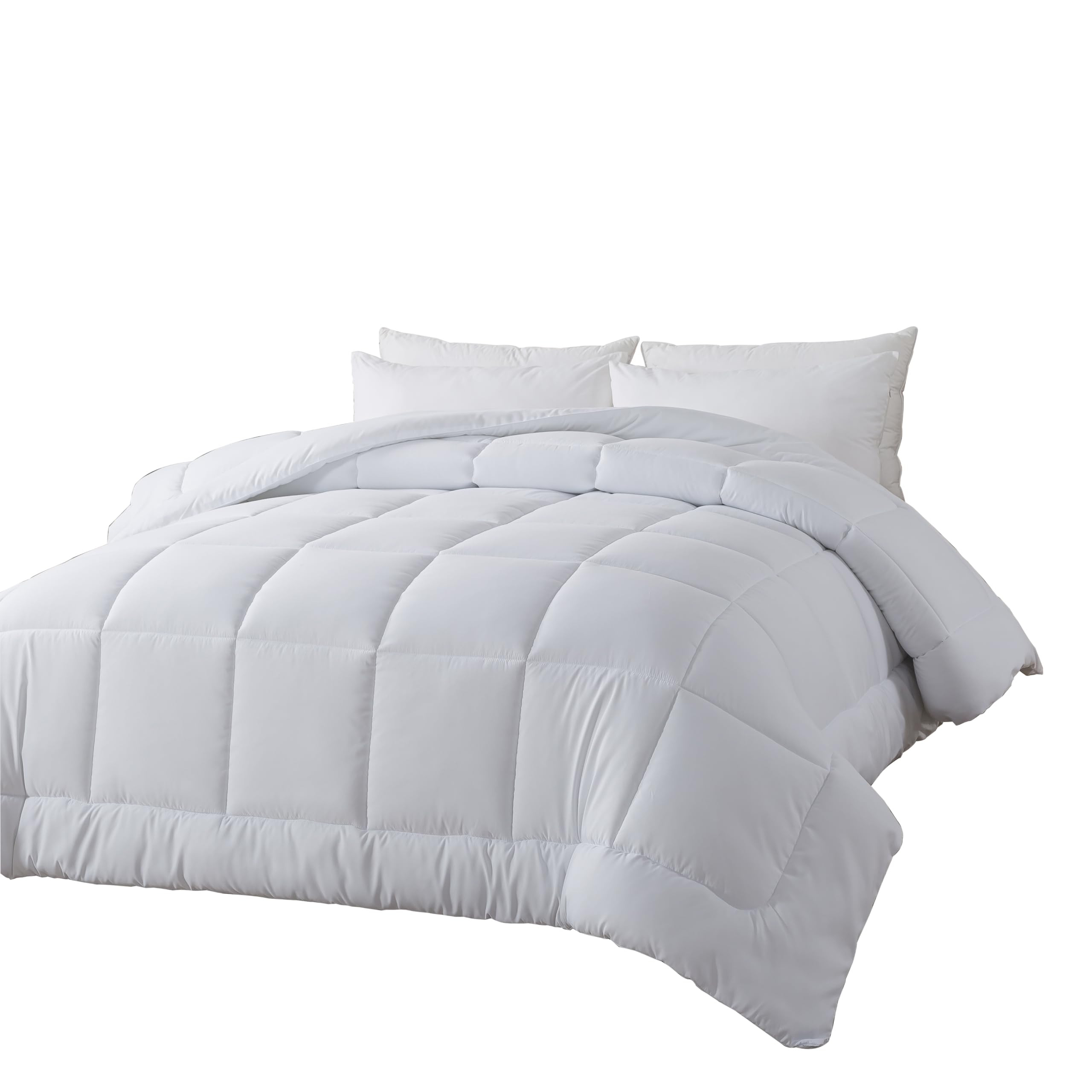 BedTreat Down Alternative Comforter Twin Duvet Insert with Corner Tabs, All Season Quilted Bed Co... | Amazon (US)