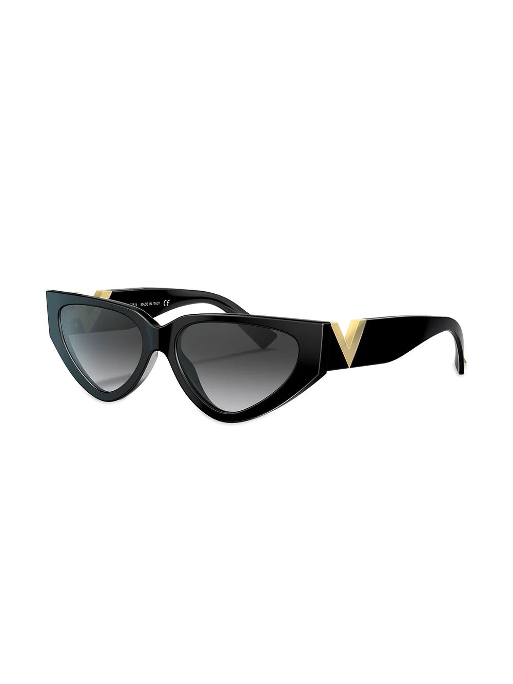V logo slim cat eye sunglasses | Farfetch (US)