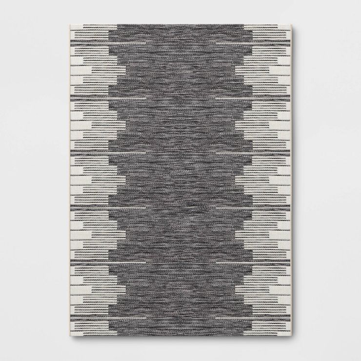 Graphic Steps Outdoor Rug Black - Project 62™ | Target