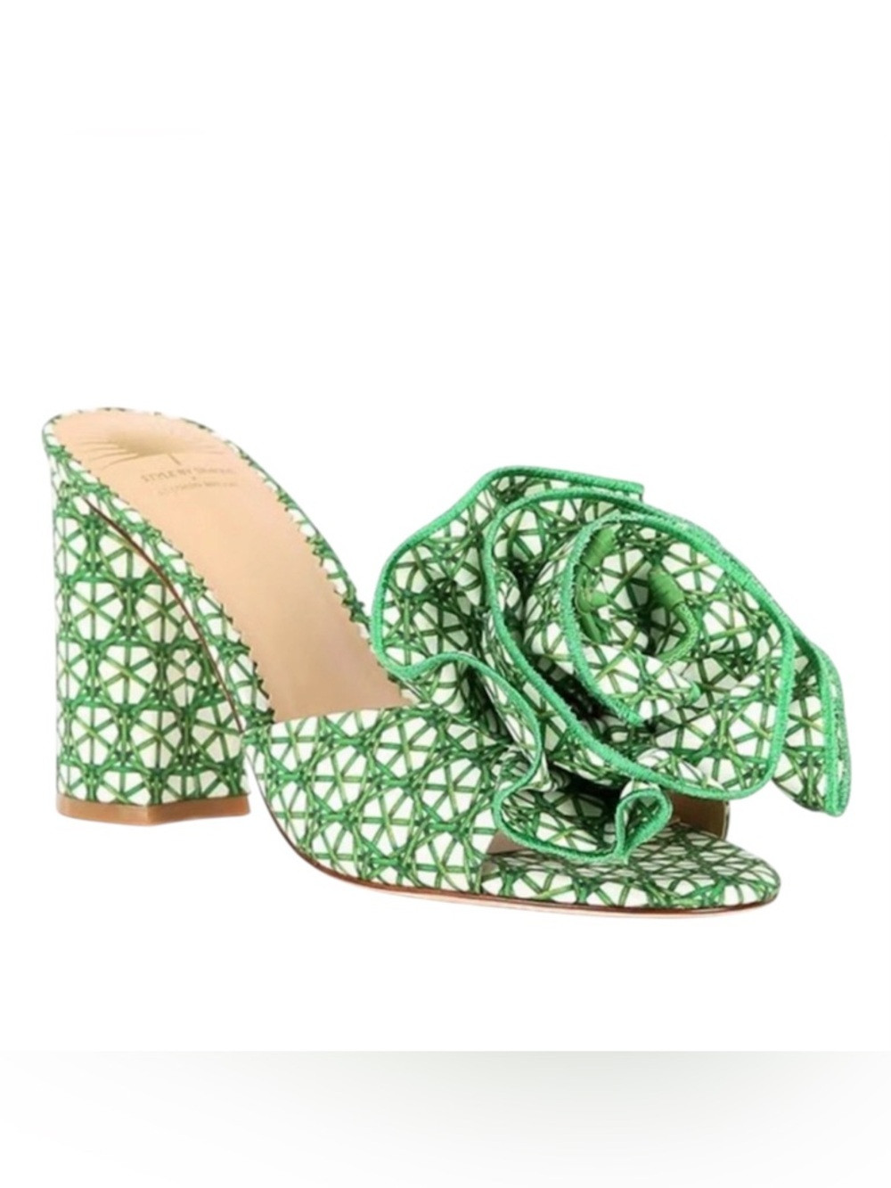 ANTONIO MELANI x Style by Simkins Blake Cane Printed Flower Ornament Sandals | Poshmark