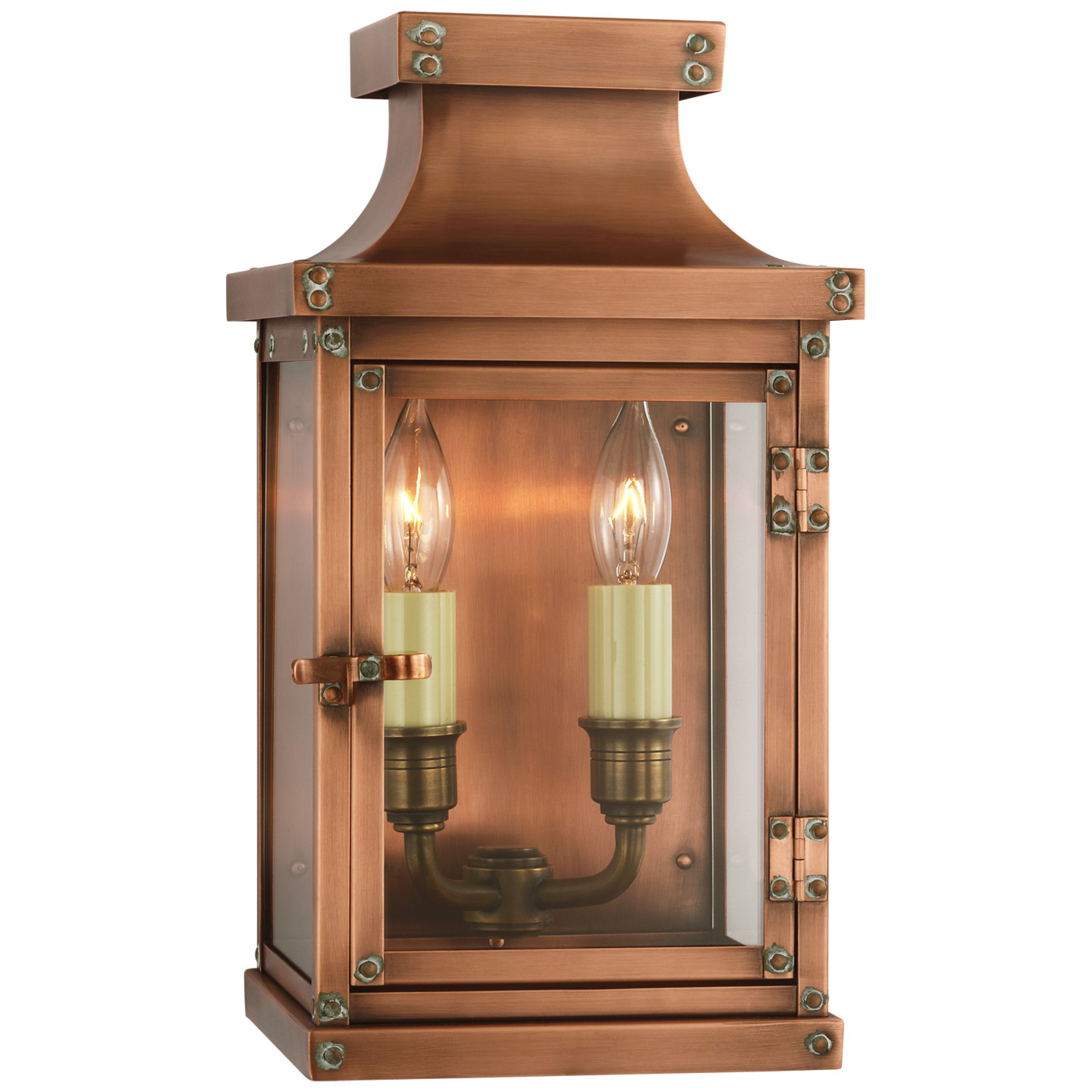 Bedford Small 3/4 Lantern in Natural CopperVisual Comfort | Visual Comfort