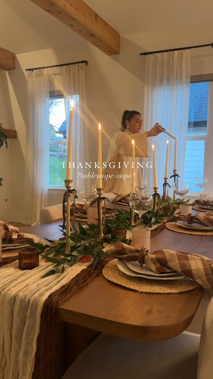 Thanksgiving Tablescape inspo! Everything under $100!  

 #LTKWatchNow 

#LTKHoliday #LTKFindsUnder100