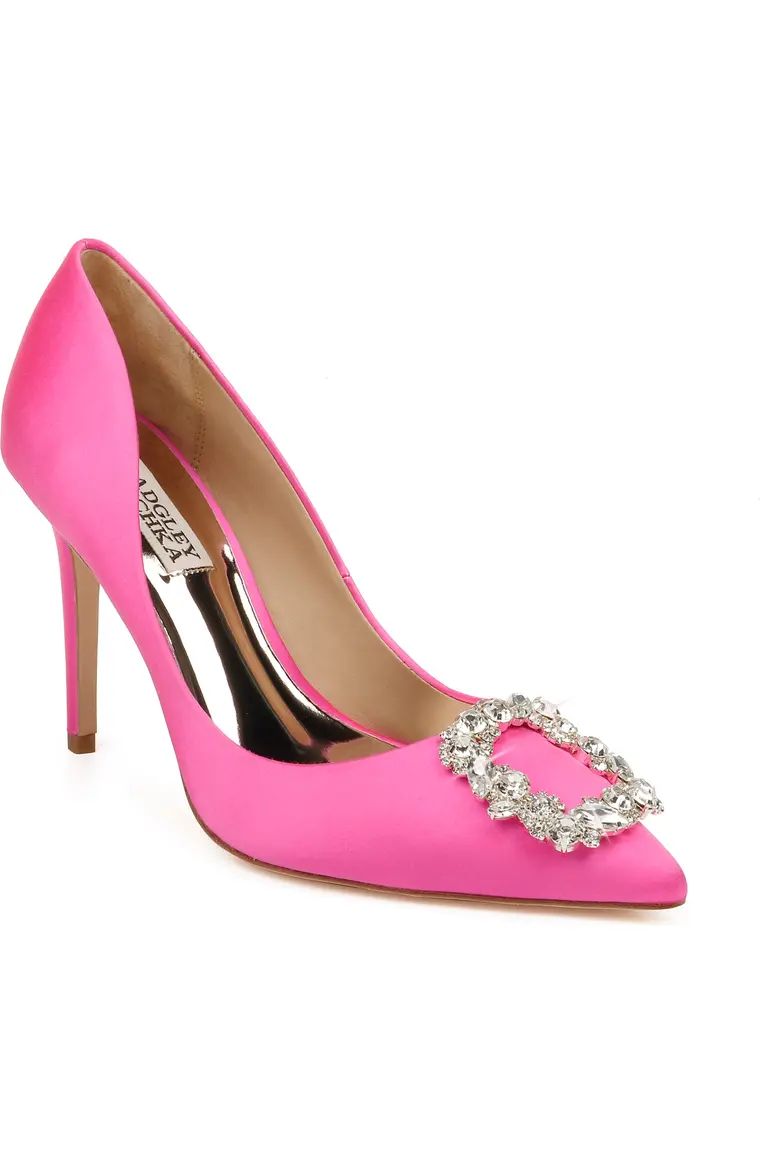 Badgley Mischka Cher Crystal Embellished Pump | Nordstrom