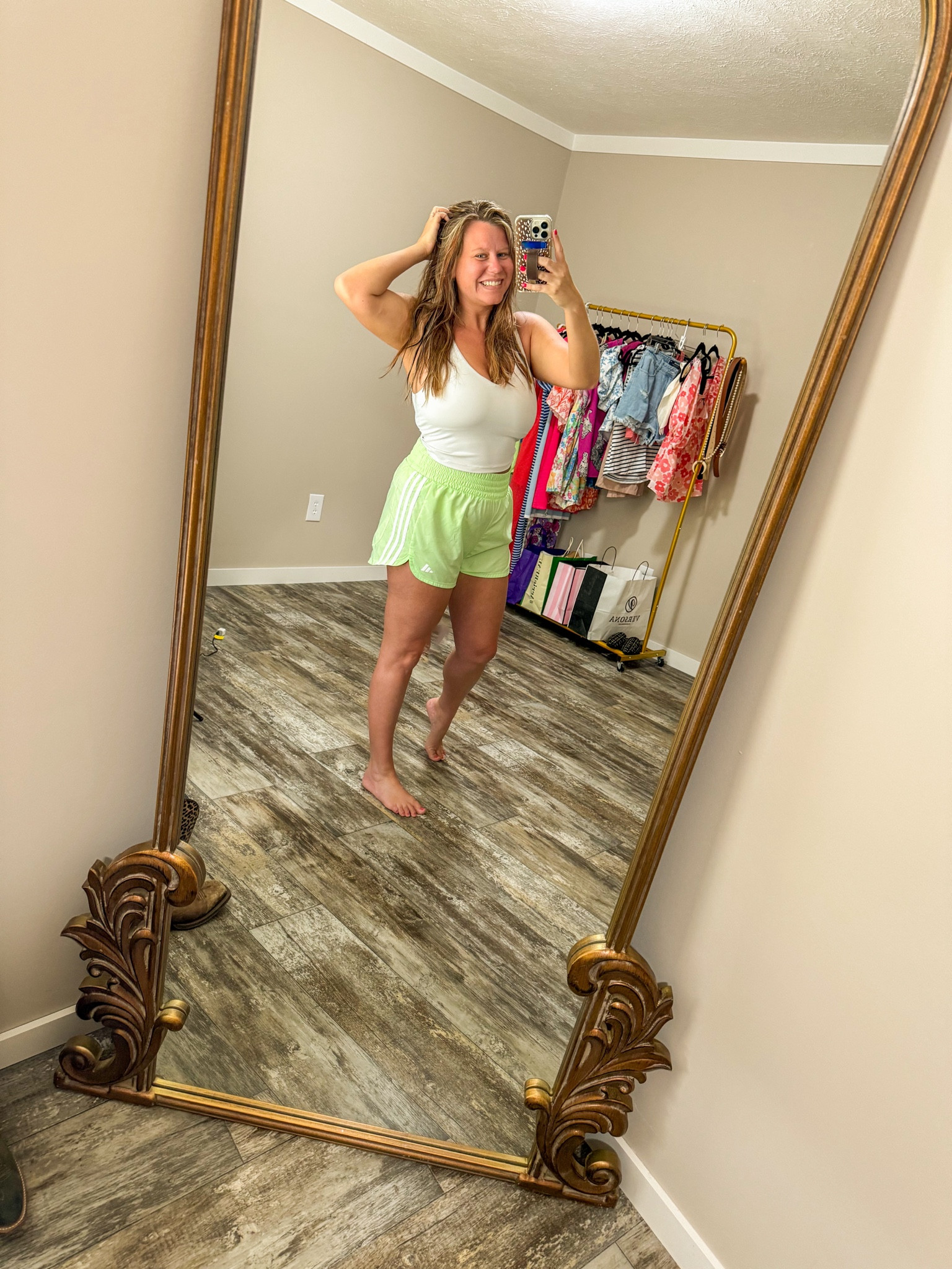 Cute Workout Outfit | Athletic Outfit 
Shorts are the perfect length for modesty! 


#LTKFitness