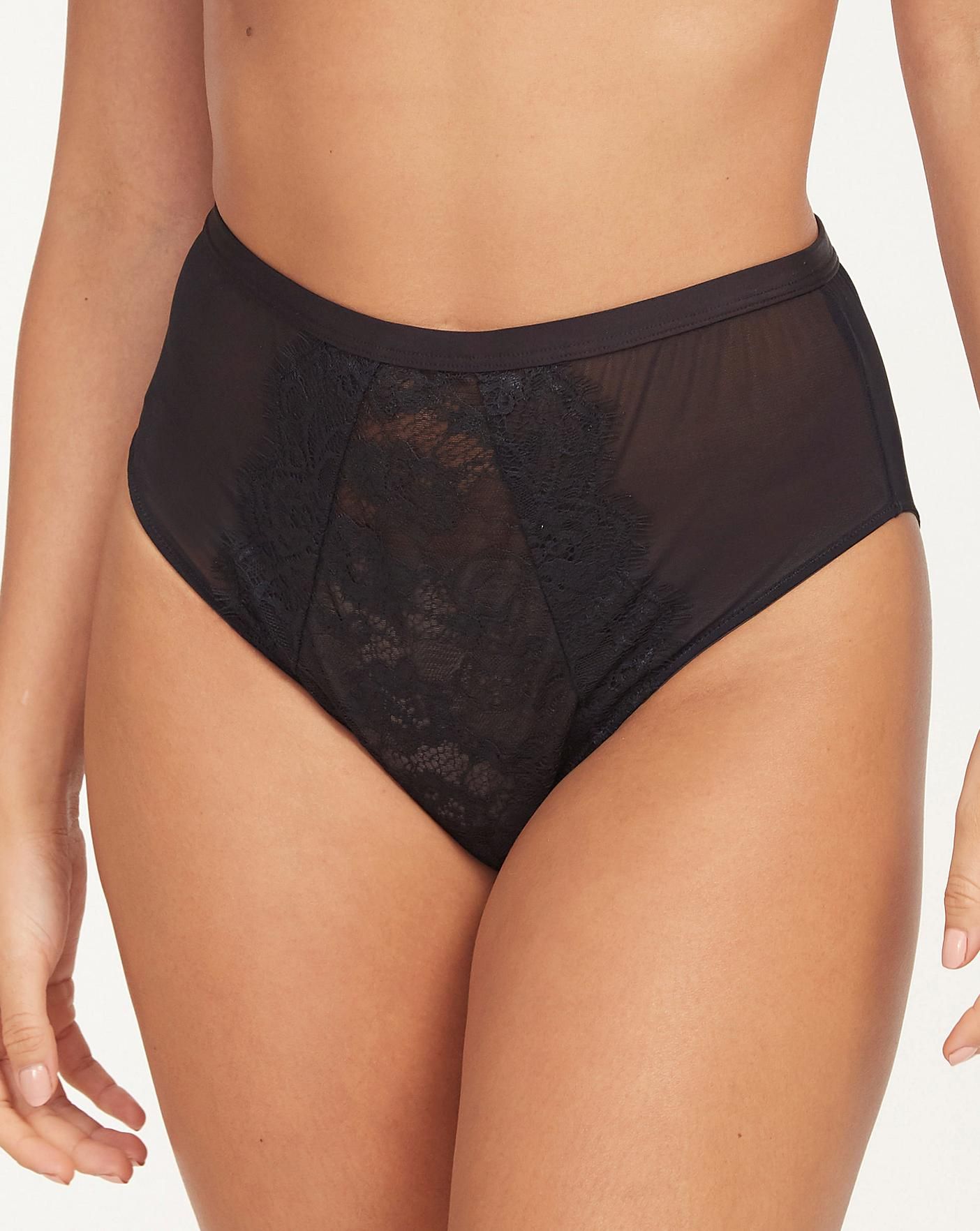 Figleaves Pulse Lace High Waist Brief | Simply Be (UK)