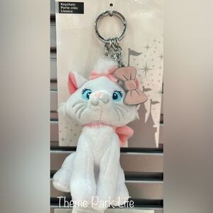 Disney Parks Marie The Aristocats Plush Pink Bow Bag Charm Keychain NEW | Poshmark
