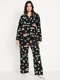 Flannel Pajama Set for Women | Old Navy (US)