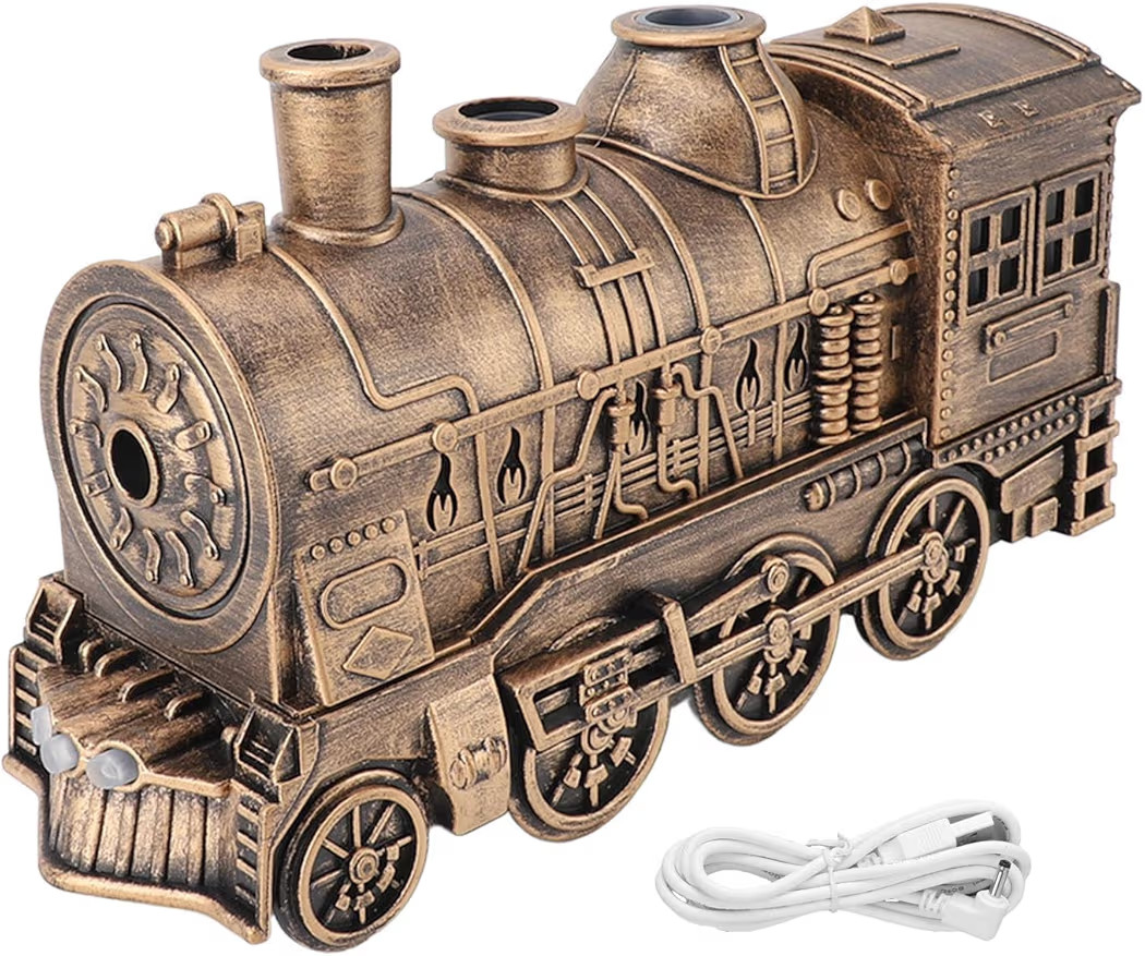 Train Humidifier, Dual Mist Outlets Cool Mist Diffuser with 300ml Capacity for Bedroom Office Des... | Amazon (US)