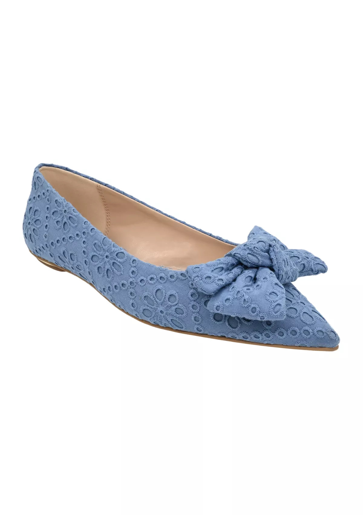 Crown & Ivy™Vienna Pointed Toe Bow Flats | Belk