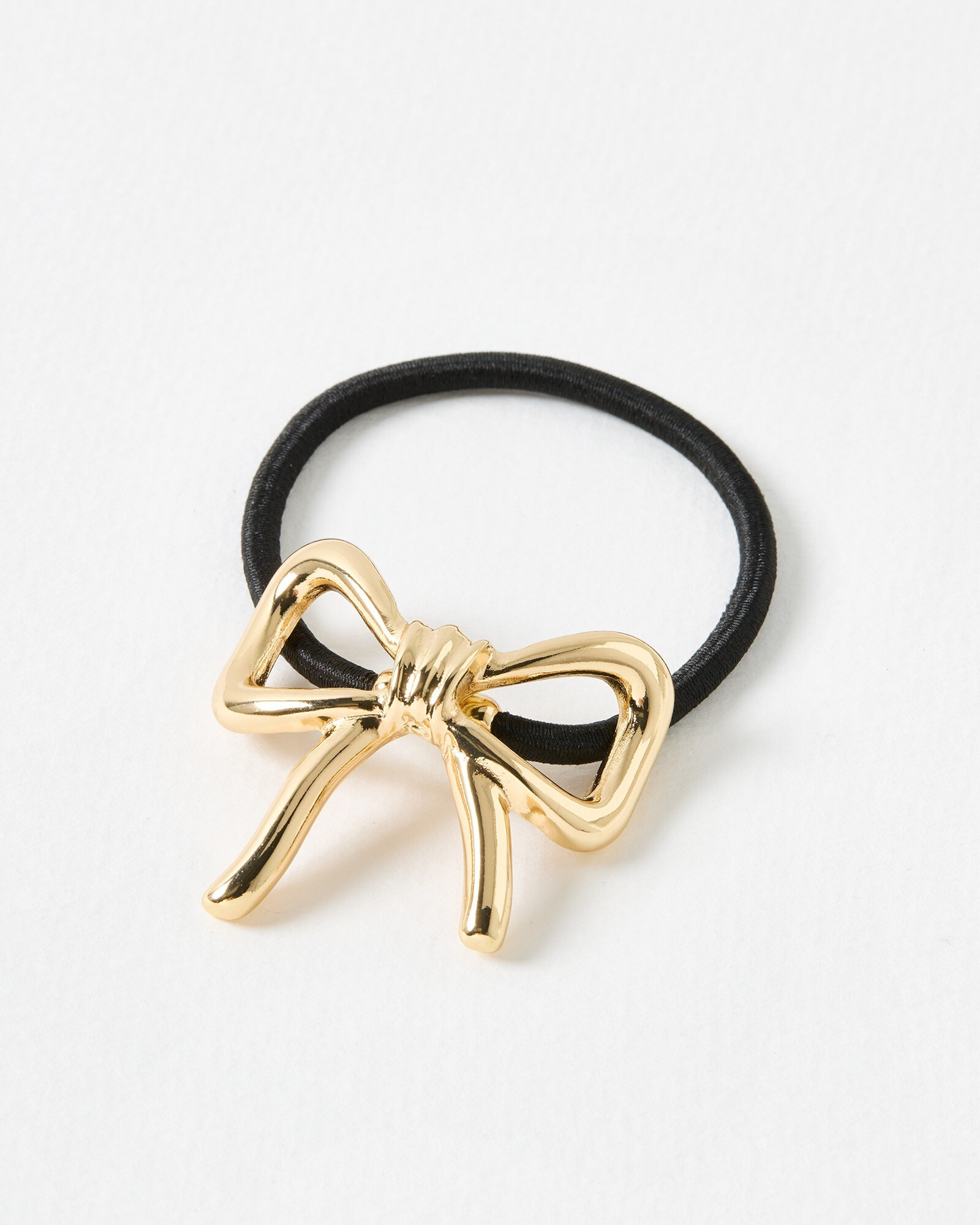Minnie Gold Tone Metal Bow Hair Band | Oliver Bonas | Oliver Bonas (Global)