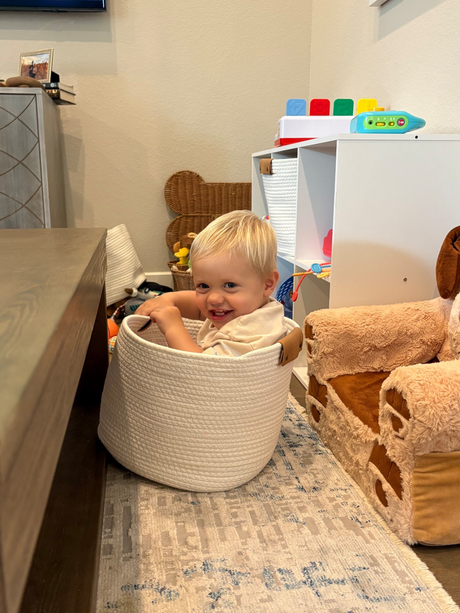 These baskets we use to store all of Crew’s toys are on sale for Circle Week! They’re huge and fit in the cube organizer!

#LTKBaby #LTKFamily #LTKHome