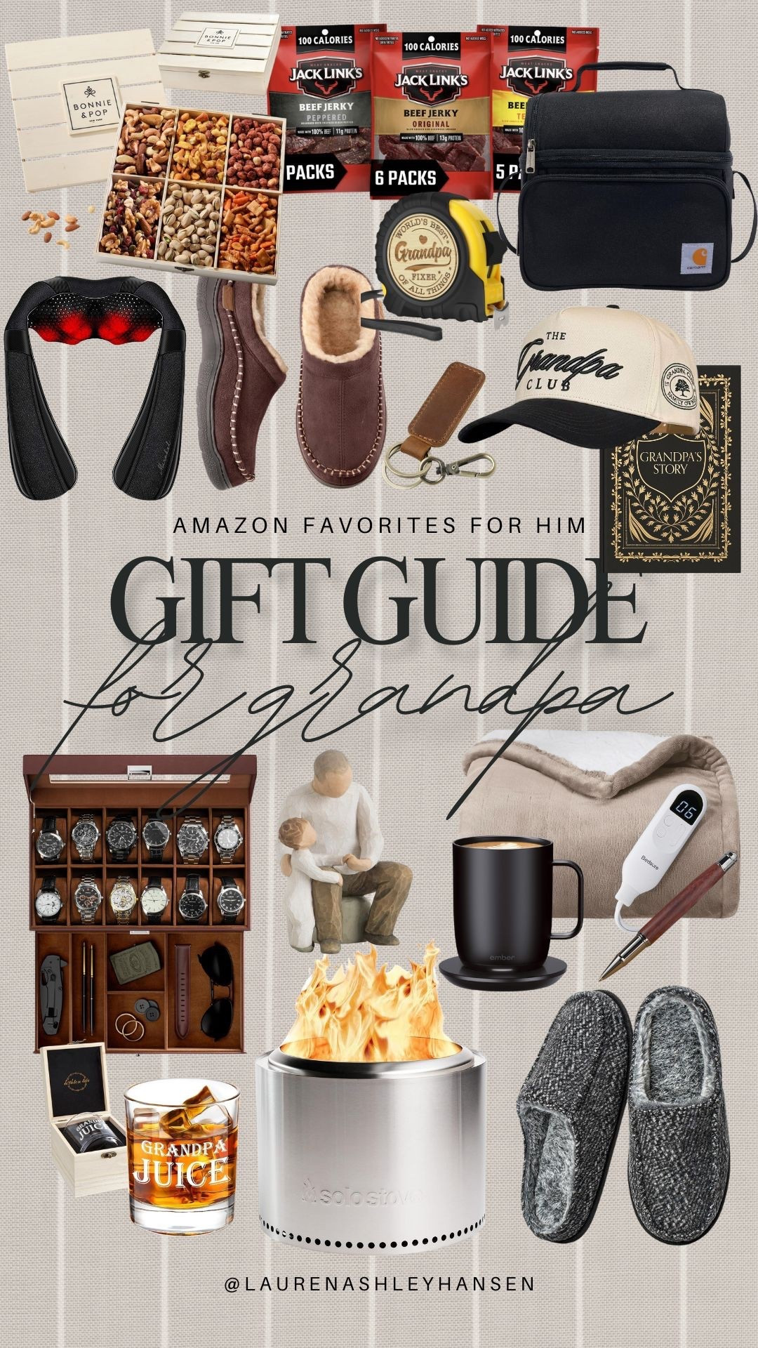 The best gift ideas for grandpa this holiday season! Everything from snacks to outdoor top sellers, cozy blankets and slippers, & more!

#LTKGiftGuide #LTKMens