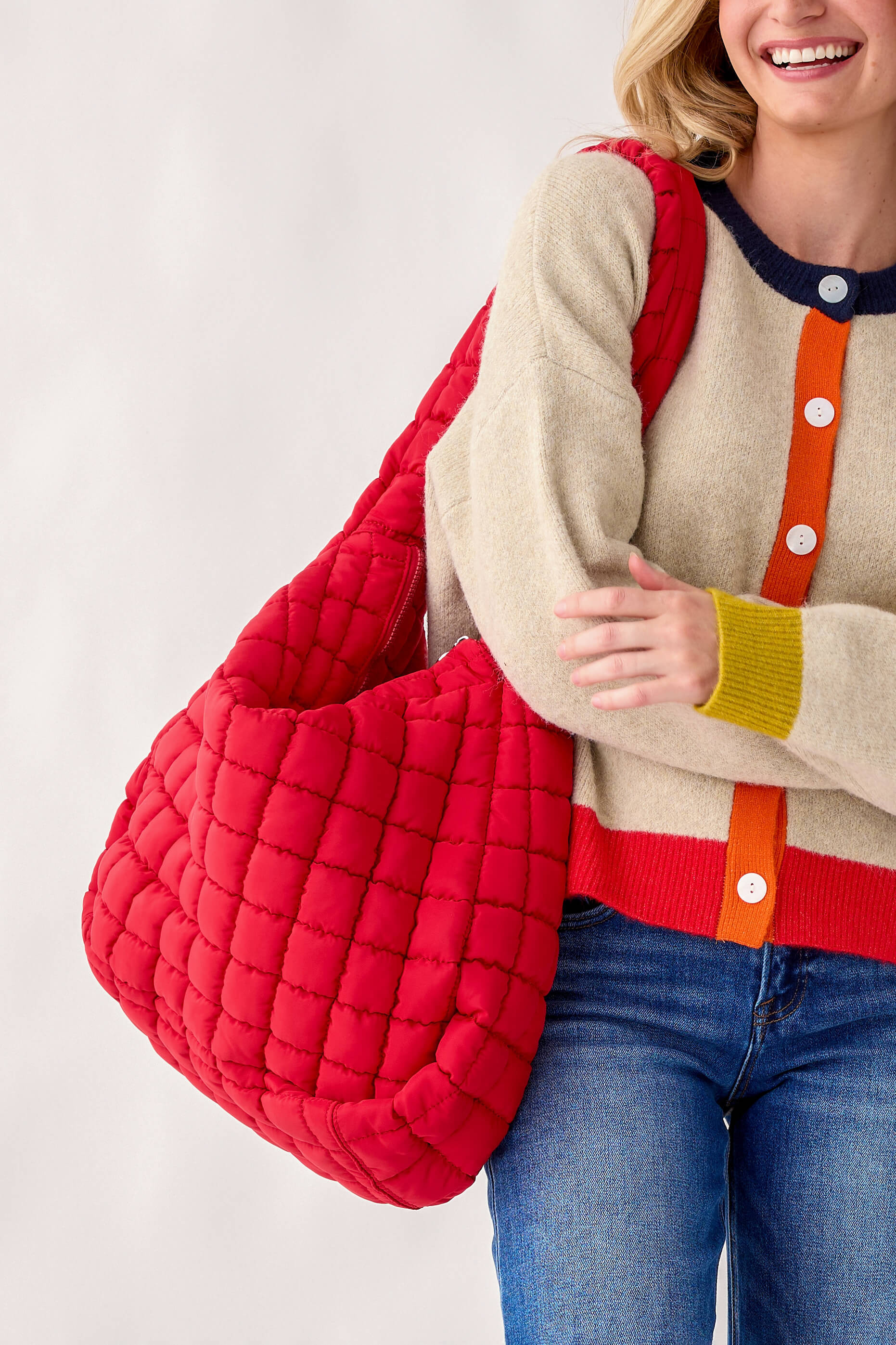 FP Movement Quilted Carryall Hobo Bag | Social Threads