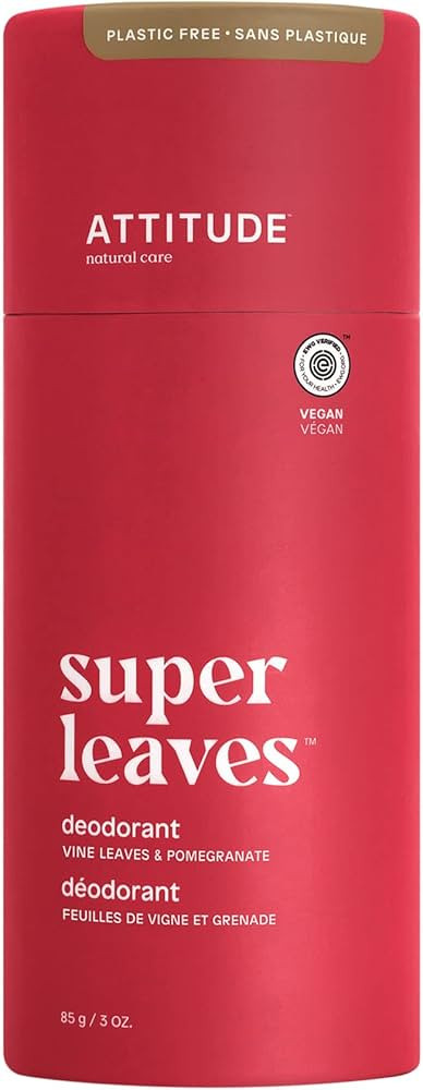 ATTITUDE Plastic-Free Deodorant, EWG Verified, Aluminum Free, Vegan Naturally Sourced Body Deodor... | Amazon (US)