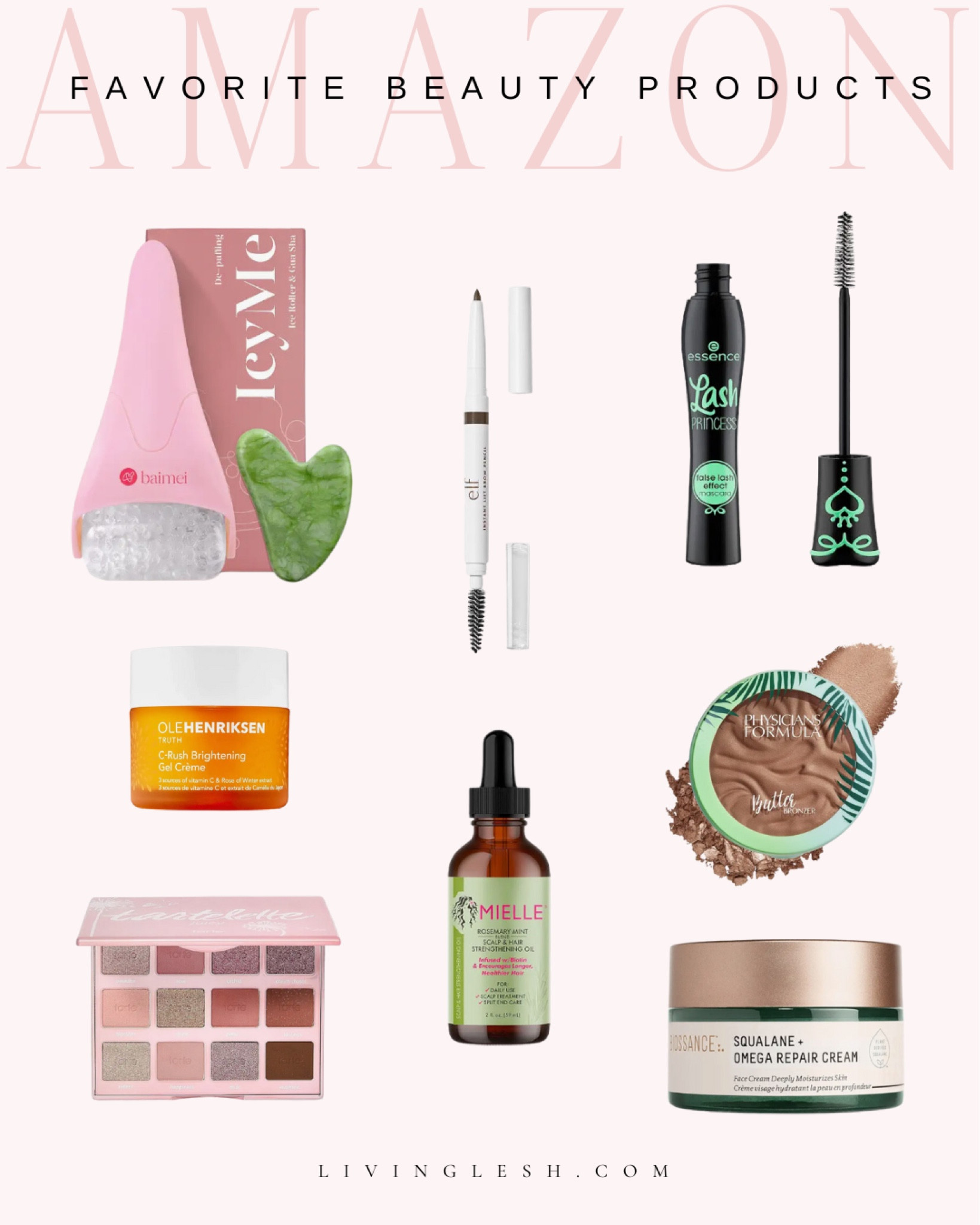 Amazon finds | Amazon deals | Amazon beauty | Beauty products | Makeup routine | Favorite beauty products | Hair oil | Eyeshadow palette | Mascara | Tarte | Biossance | E.L.F. | Makeup for summer

#LTKFindsUnder50 #LTKStyleTip #LTKBeauty