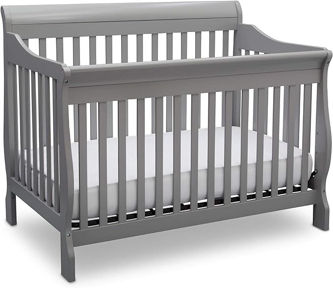 Canton 4-in-1 Convertible Crib - Easy to Assemble, Grey | Amazon (US)