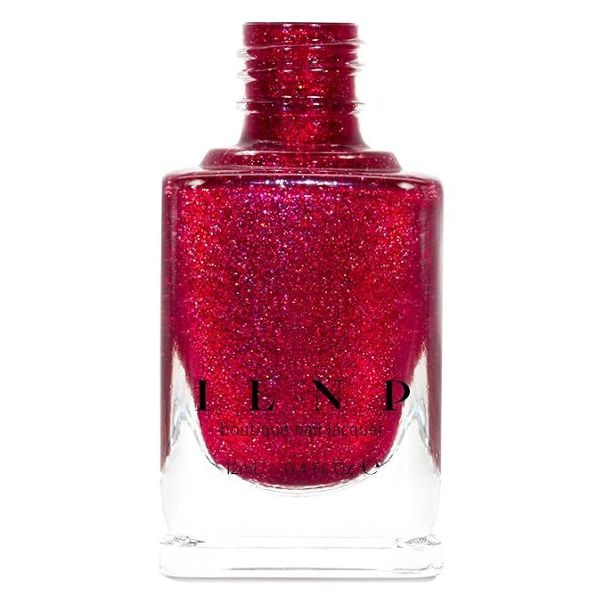 ILNP Say Love - Ruby Red Holographic Nail Polish, Chip Resistant, 7-Free, Non-Toxic, Vegan, Cruel... | Amazon (US)