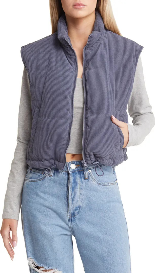 Crop Corduroy Vest | Nordstrom