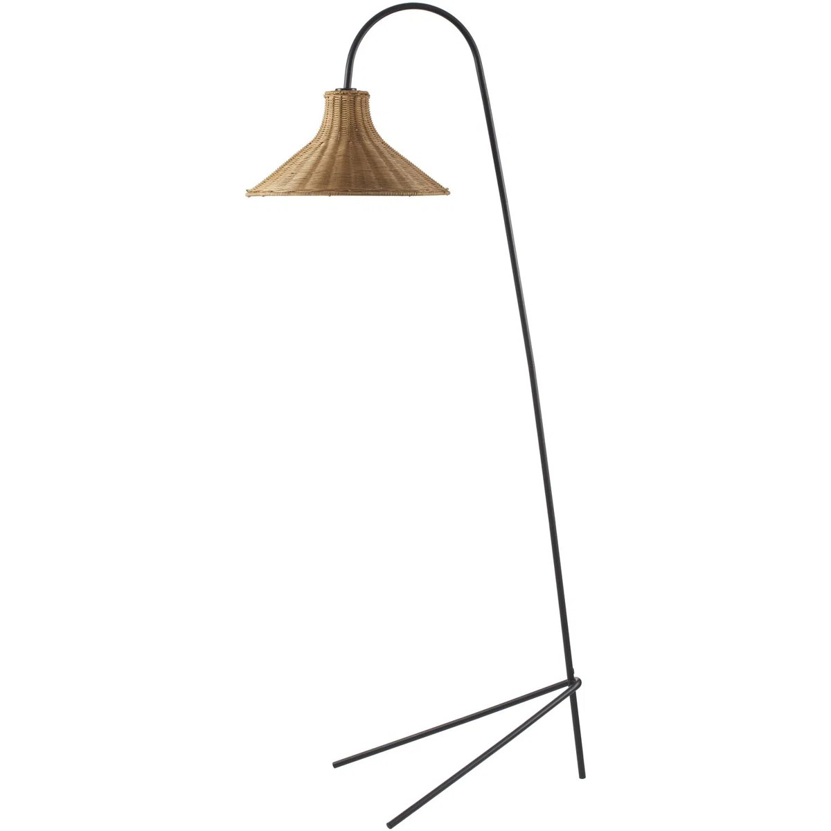 Sylvia 67'' Black Tripod Floor Lamp | Wayfair North America