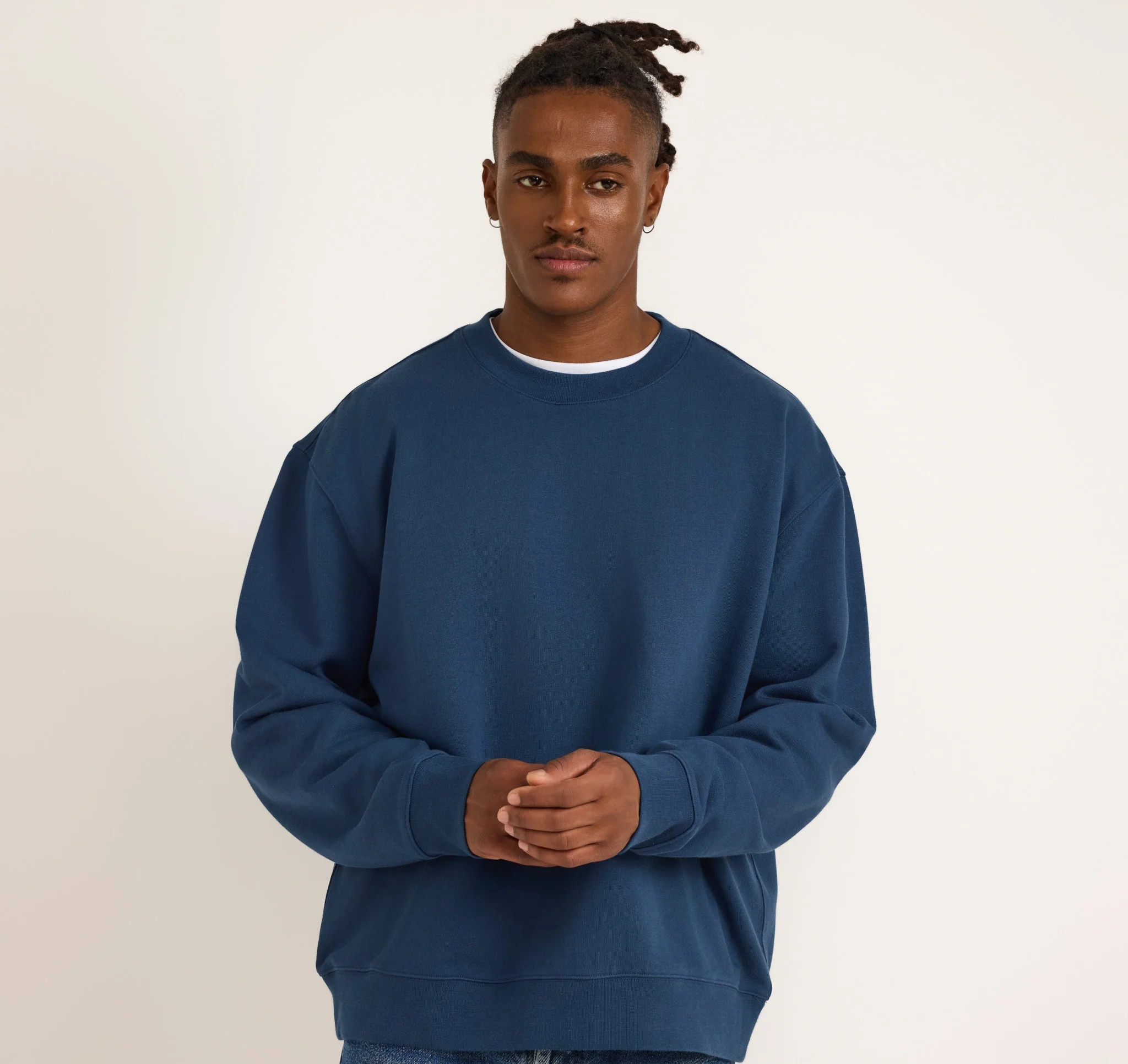 Weekend Boxy Fit Crewneck Sweatshirt | Organic Basics