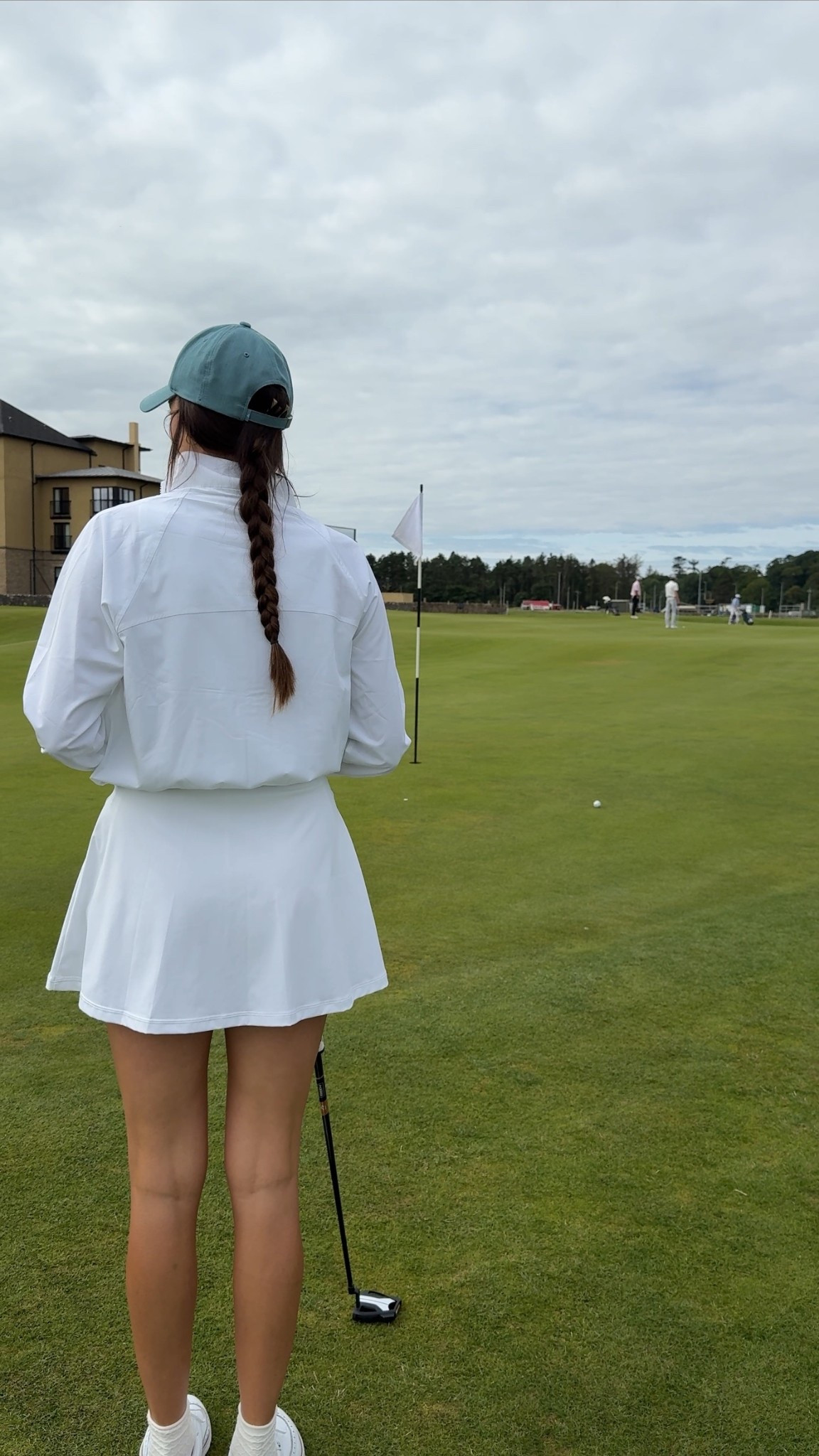 All white golf outfit (dress with jacket)