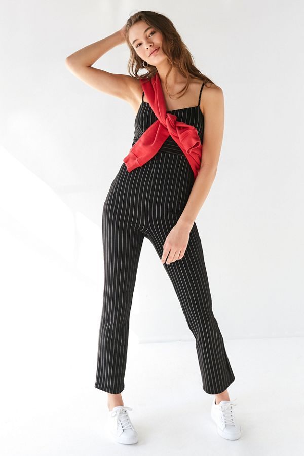 UO Sweetheart Pinstripe Jumpsuit | Urban Outfitters (US and RoW)