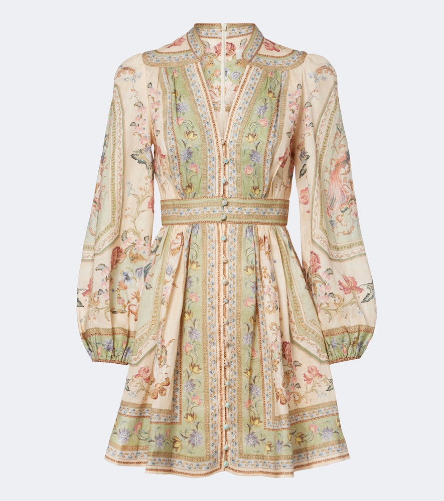 Zimmermann Roselight floral linen minidress | Mytheresa (US/CA)