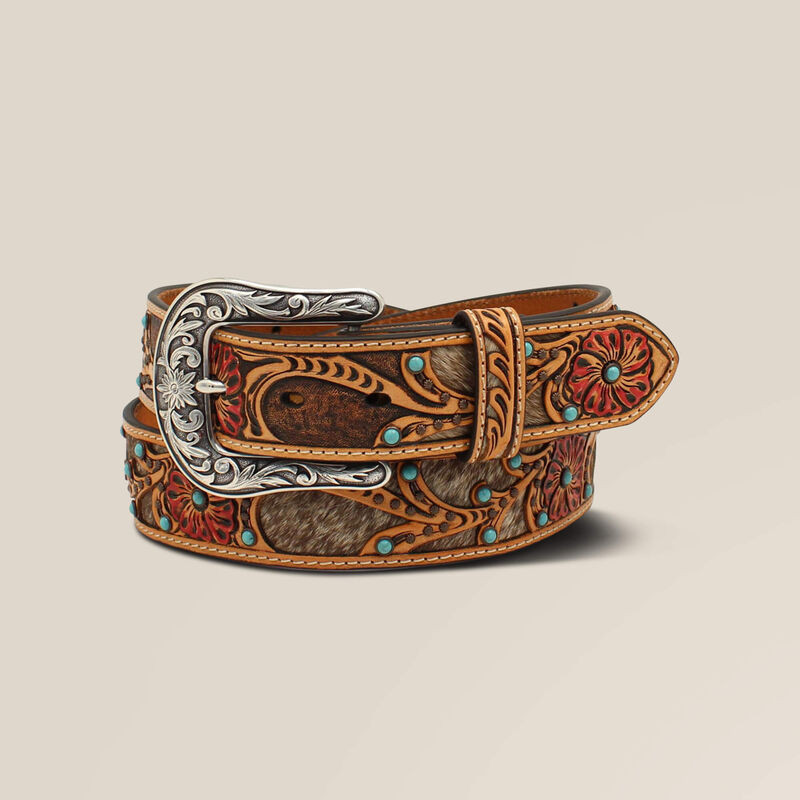 Flower/Calf Hair Belt | Ariat (US)