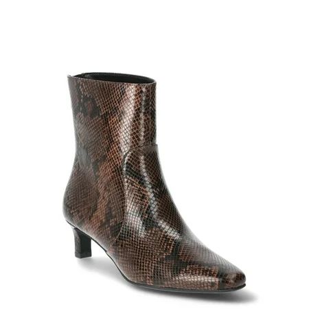 Time and Tru Women's Kitten Heel Boots, Sizes 6-11 | Walmart (US)