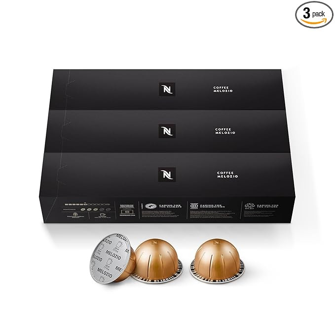 Nespresso Capsules Vertuo, Melozio, Medium Roast Coffee, 30-Count Coffee Pods, Brews 7.8oz. | Amazon (US)