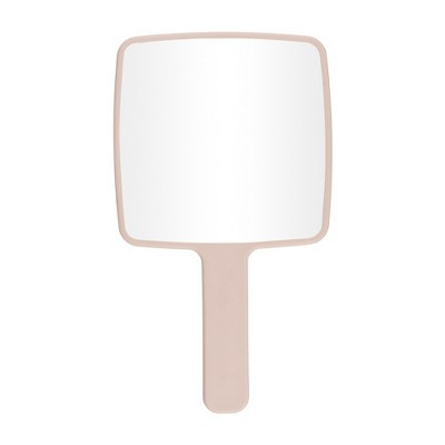 Unique Bargains Hand Mirror with Handle Pink | Target