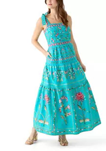 Women's Sleeveless Printed Maxi Dress | Belk