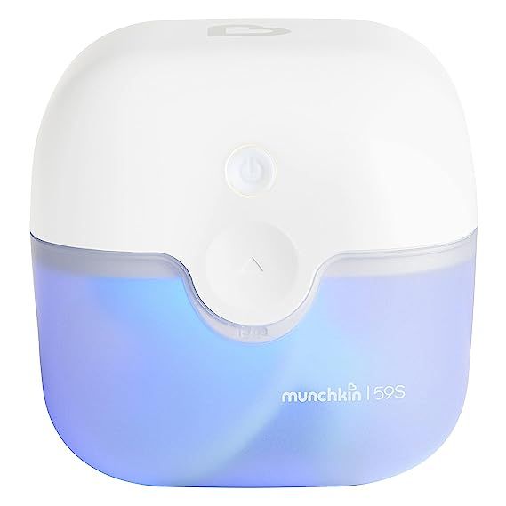 Munchkin Portable UV Sterilizer Plus with Rechargeable Battery and Transparent Base, Mini UV Ligh... | Amazon (US)