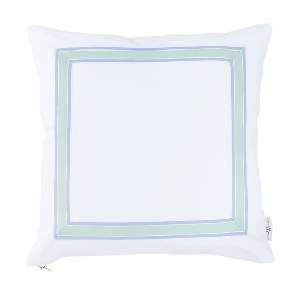 Garden Green Trim Pillow | Caitlin Wilson Design