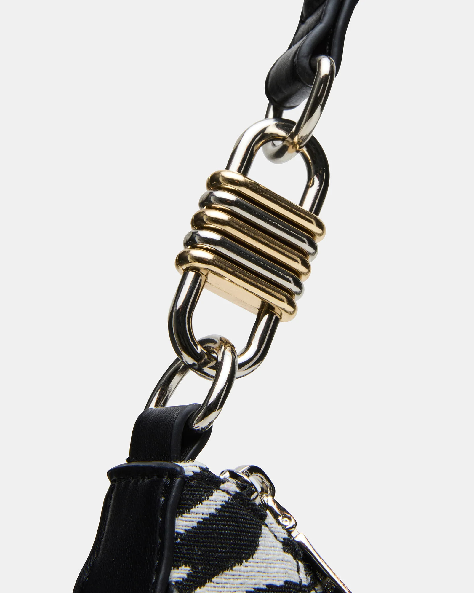 LOHAN Bag Zebra Structured Hobo Shoulder Handbag | Steve Madden (US)