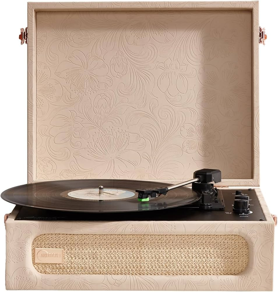 Coryphaeus Vinyl Record Player 3-Speed Bluetooth Input and Output Built-in Speakers with Magnetic... | Amazon (US)