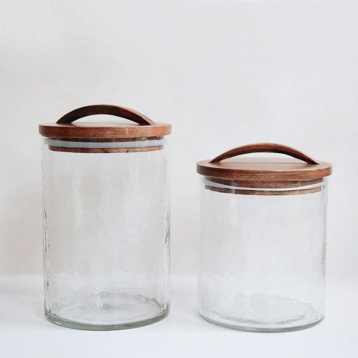 Handblown Glass Canister | Roan Iris