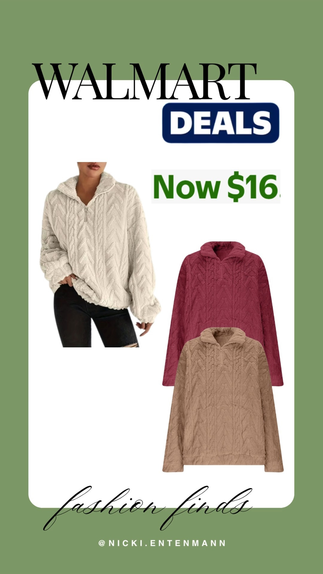 Cable knit half zip sweaters bring cozy charm with playful texture, cheerful warmth, and everyday ease that brightens winter style. #CableKnit #HalfZipSweater #CozyStyle #WinterFashion #WardrobeUpdate #OOTDInspo #SeasonalStyle #SmartShopping #CasualLooks #StyleInspo 

 #LTKootd #LTKSaleAlert #LTKFindsUnder50