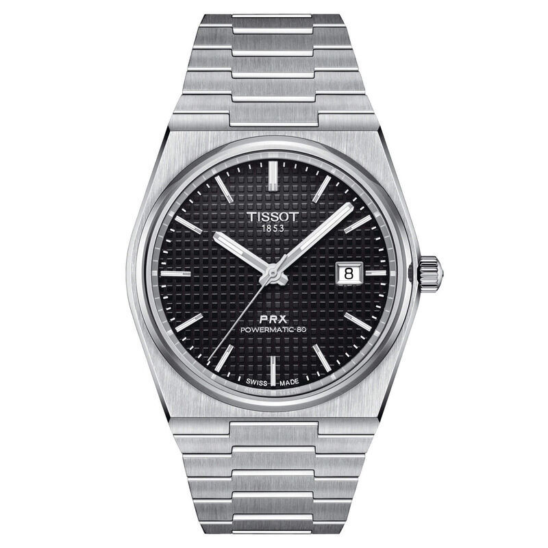 Tissot PRX Powermatic 80 Black Dial Steel Watch, 40mm | Ben Bridge Jeweler