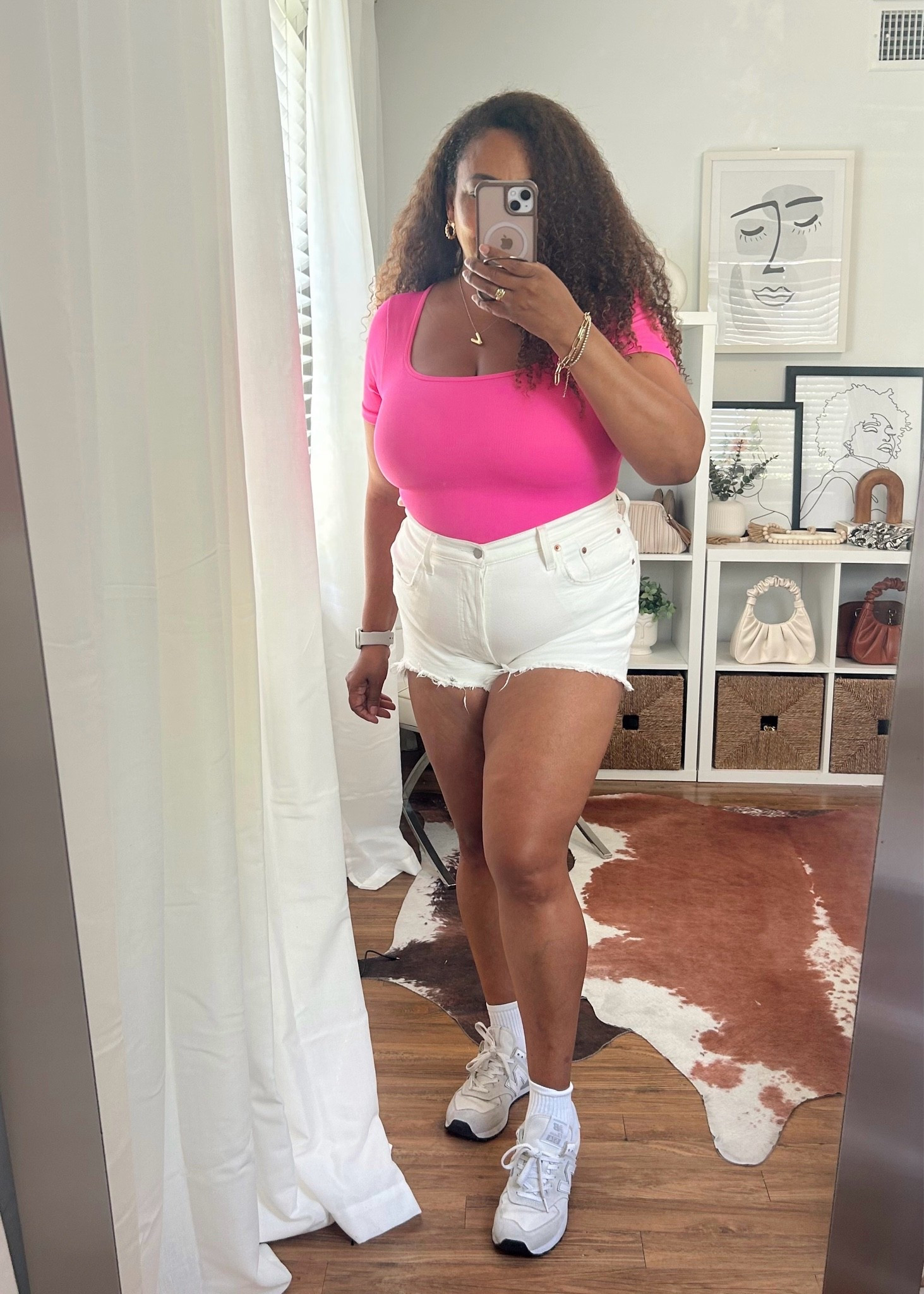 Perfect weekend outfit 💕 Bodysuit size l shorts 33.

#LTKMidsize #LTKOver40 #LTKootd