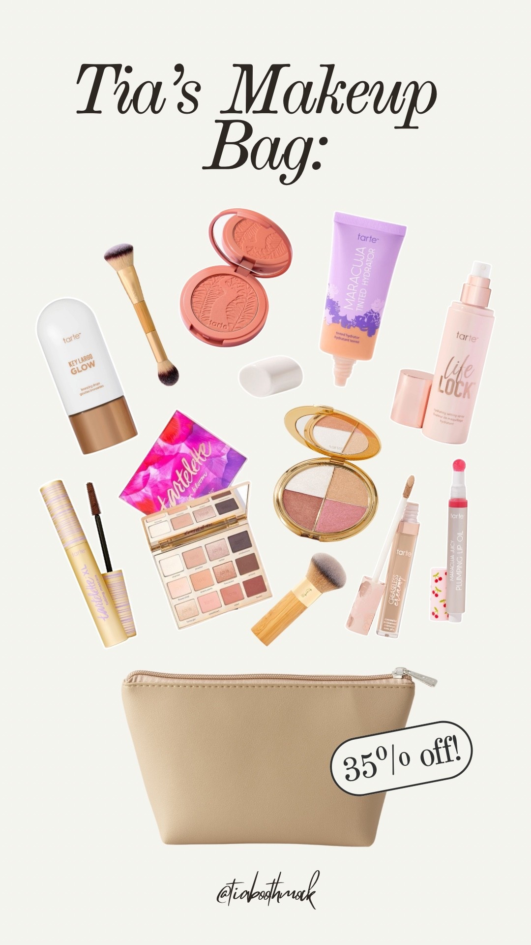 @Tarte is running a VIP sale for 35% off + FREE ship on EVERYTHING! Code: FAM35. Here are my top faves that are always in my makeup bag @tartecosmetics #tartepartner #ad 

#LTKgrwm #LTKBeauty #LTKSpringSale