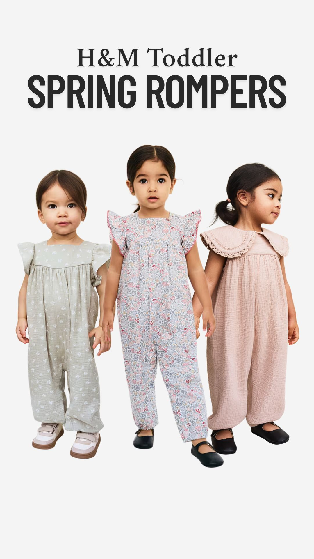 Toddler girl spring rompers from H&M! 

 #LTKSeasonal #LTKBaby #LTKKids
