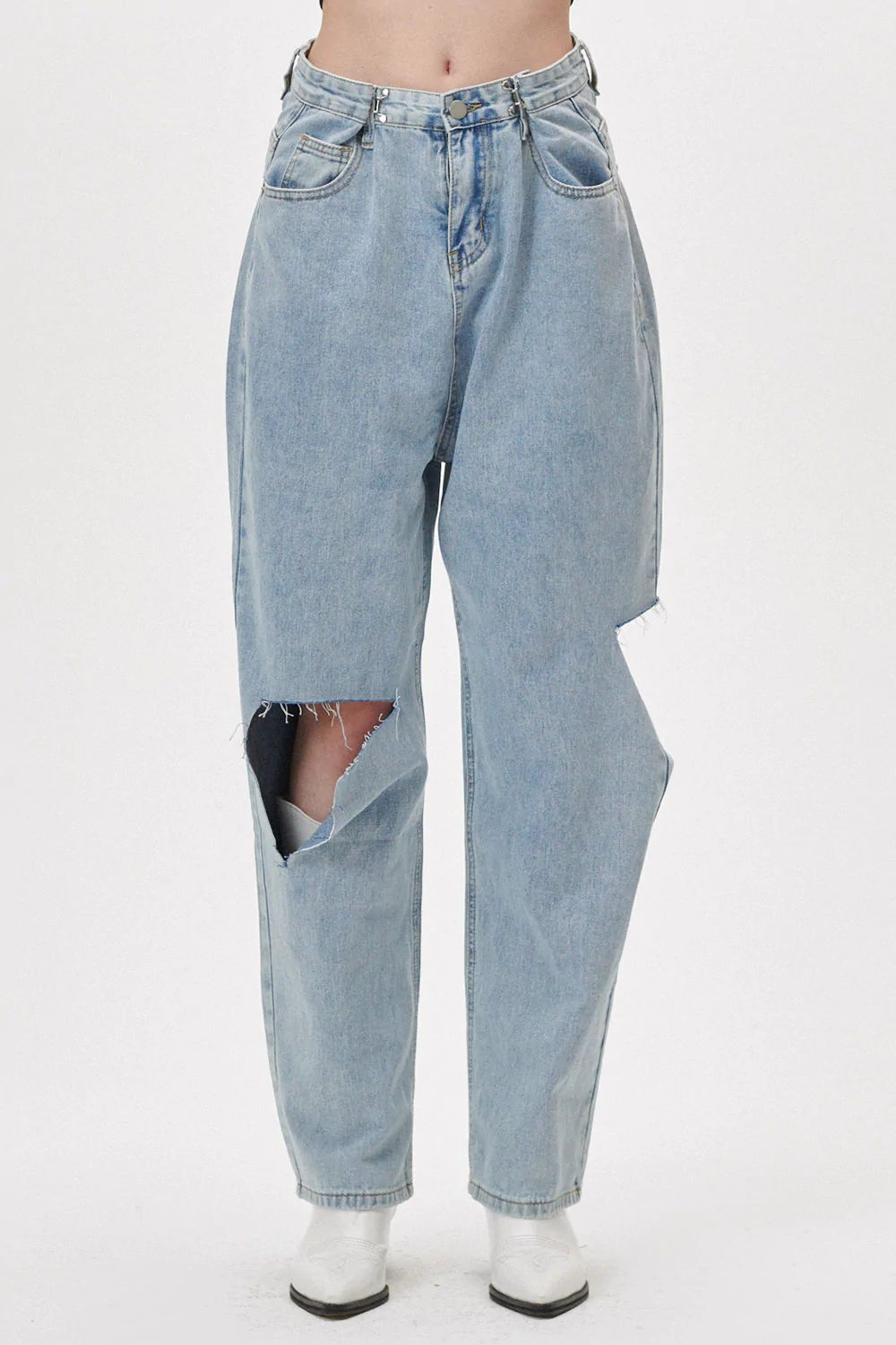 Katie Cutout Wide Jeans | Storets (Global)