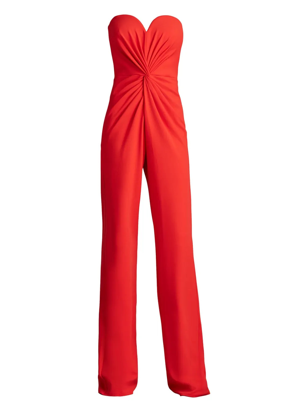 Tadashi Shoji strapless jumpsuit - Red | Farfetch Global