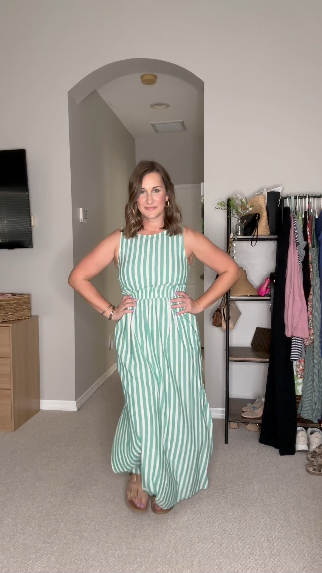 I really love this dress! The green, the fit 💚🤩

Medium- tts 

#LTKFindsUnder50 #LTKMidsize #LTKTravel