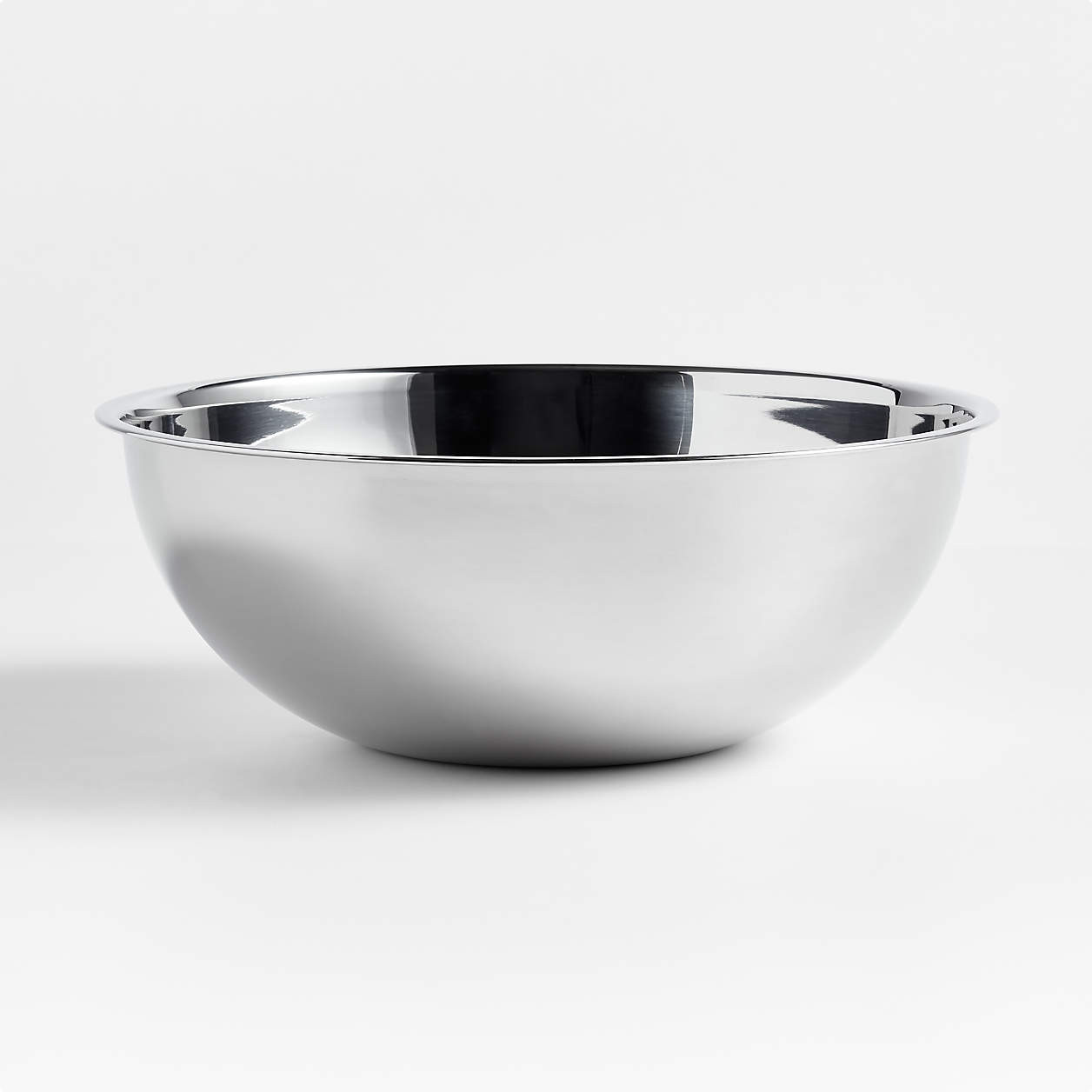 10-Qt. Stainless Steel Restaurant Bowl + Reviews | Crate & Barrel | Crate & Barrel