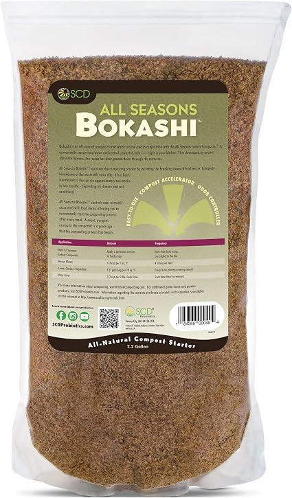 All Seasons Bokashi Compost Starter 5 lbs (2 Gallon) - Dry Bokashi Bran for Kitchen Compost Bin -... | Amazon (US)