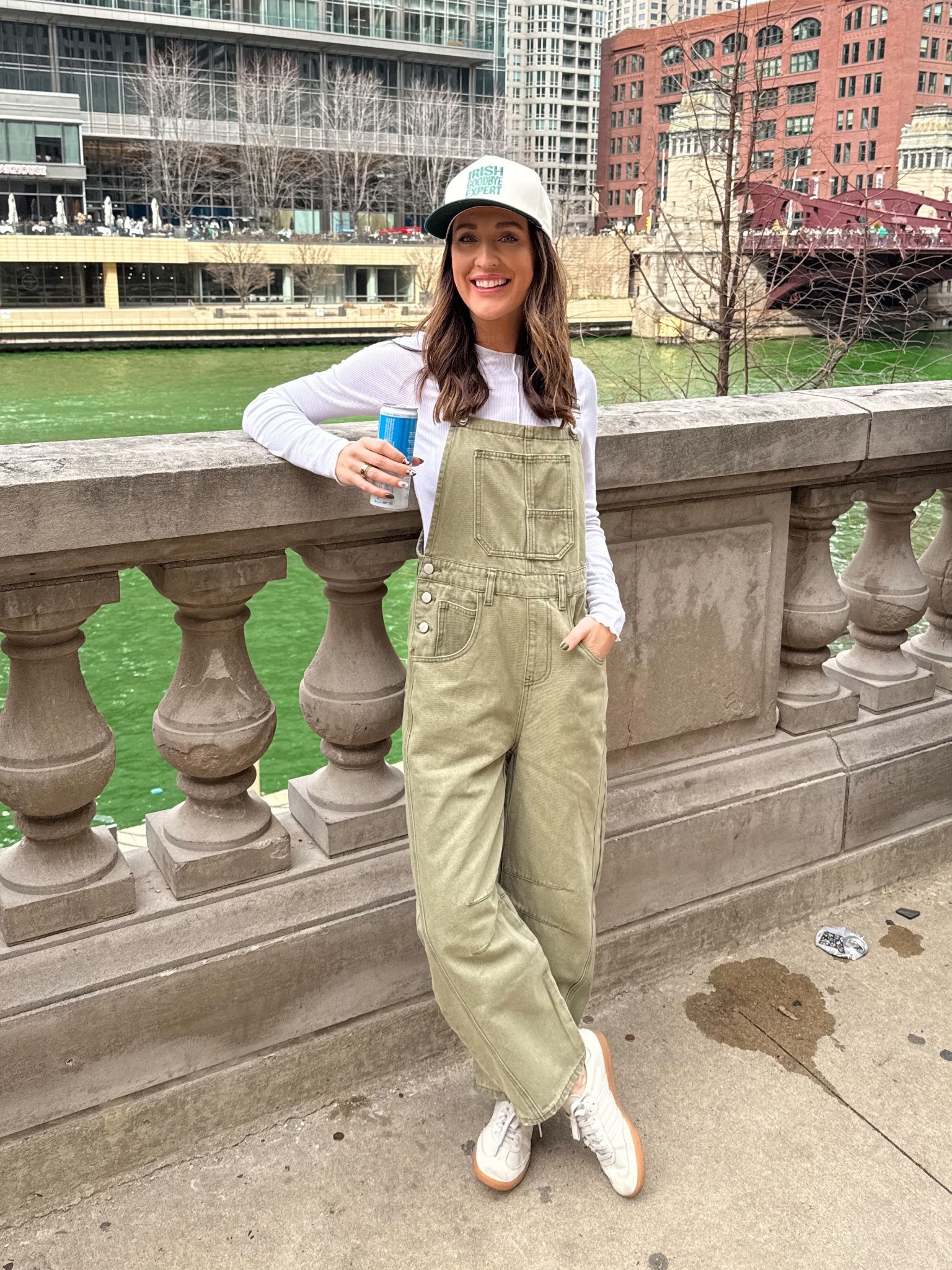 St Paddy’s outfit from Amazon-
2 day shipping! The pic looks different for these overalls but promise these are them. I’m in the greyish green color, size small. This “Irish goodbye expert” hat was such a hat last year and the easiest add of green to any outfit 

#LTKSpringSale #LTKspring #LTKootd