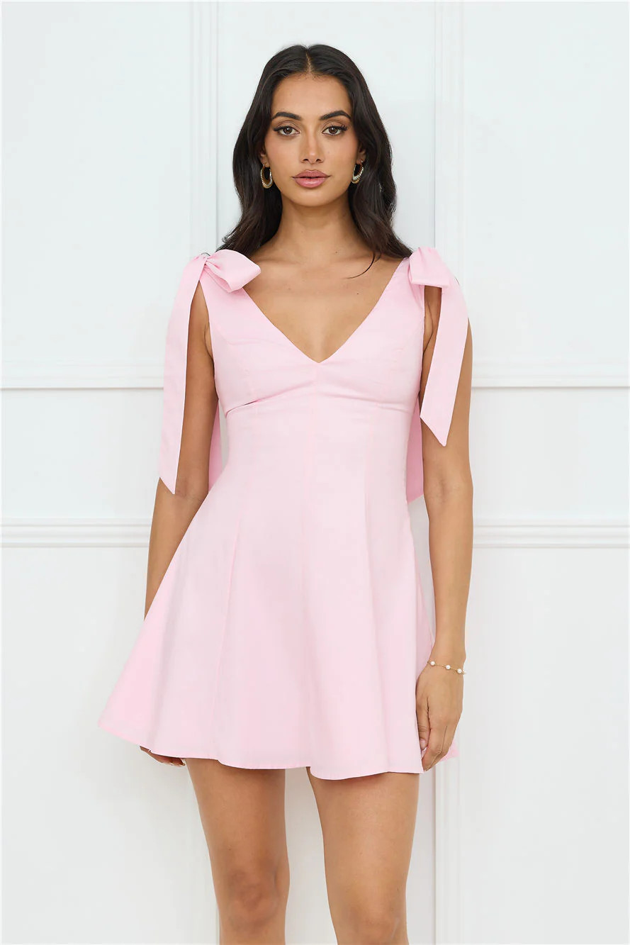 Pretty In Power Mini Dress Pink | Hello Molly (US)